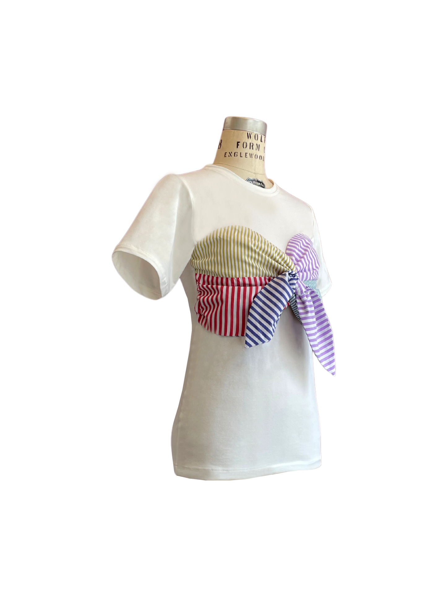 T-shirt Patchwork nudos